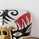 Asian  china Or Japan  Opera Kabuki Mask Paper Mache Painted Wall Decor Costume