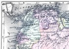 1896 Johnson Map South America Brazil Argentina Colombia Peru Bolivia Chile Rio