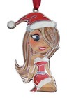 Mariah Carey Official Merry Christmas Metal Character Ornament 2025