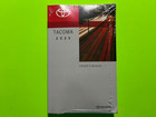2025 Toyota Tacoma Factory Owners Manual Set W  Nav   Case  oem 