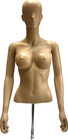 Female Mannequin Skin Tone Torso Dressform Manikin W  Removable Head  Metal Base