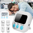4x Kitchen Timer Magnetic Lcd Digital Countdown Stopwatch With Stand Alarm Clock