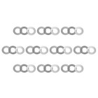 10 Pack Axk2035 Thrust Needle Roller Bearing With Two Washers 20mm X35mm X2mm
