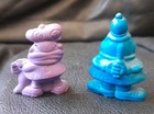 2 Vintage General Mills Cookie Crisp Cereal Premium Figures - 1985 - Cop   Crook