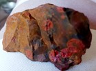Lot Of 6 Morgan Hill Poppy Jasper Rough Stones-15 5 Oz 