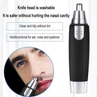 Electric Nose Ear Hair Trimmer Face Eyebrow Mustache Beard Shaver Clipper Unisex