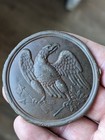 Original Civil War Eagle Breast Plate Uniform Richmond Va