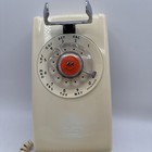 Beige Ivory Cream Tan Bell System Western Electric Rotary Wall Phone
