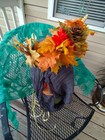Autumn Leaves Pine Cone Pumpkin Tiara