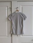 Schockemohle Riding Shirt Women Xs Gray White Collared Equestrian Alannis Top