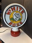 Gas Pump Globe Light Stand Rotating  globe  lenses   Bulb Extra   619