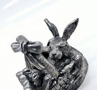 Michael Ricker Ambrose Rabbit 3  Pewter Figurine 1410 3250 Signed