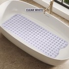 Non-slip Bath Tub Mat  40 X 16 inch Extra Long Antibacterial Bathroom Shower Mat