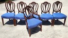 Vintage Hepplewhite Dining Chairs Set Of 6