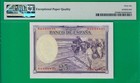 Spain 25 Pesetas 1936 nd1938   P87b  Pmg Gem Unc  66  Epq  Top Grade Sold ebay 