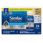 24ct Similac 360 Total Care Infant Formula Ready To Feed 8 Fl Oz Bottles New