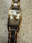 Vintage Disney Parks Mickey Mouse Stainless   Gold Watch 85 8555 