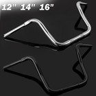 12   14   16  Rise 1-1 4  Ape Hanger Handlebar For Harley Road King Softail Dyna