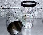 Vtg Boston Martini Cocktail Shaker Bar Arc Glass Drink Recipe France Retro 1950s