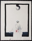 Rudolph Ink Pen Drawing Forensic Psychiatry 1970 Signed