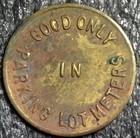Downtown Joplin Assoc  Joplin  Mo  Good Only In Parking Lot Meters Token 22mm