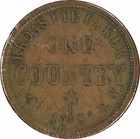 1863 Civil War Token Store Card Ny Broas Brothers Ny-630-m8  1061 Ef Uncert  629