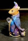 Rare Windstone Editions Mouse Wizard Peacock Colors Pena Vintage 1997