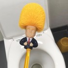 Donald Trump Toilet Brush With Holder Cleaning Brush Set Funny Kit