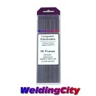 Weldingcity 10-pk Tig Welding Tungsten Tri-element Non-radioactive Purple  040x7