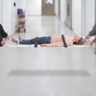 Foldable Stretcher  Portable Stretcher W  Adjustable Length  Patient Transport
