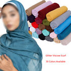 Muslim Womens Hijab Scarf Shimmer Glitter Viscose Shawls And Wrap Headscarves