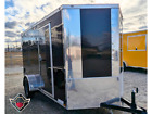 New Anvil 6x12 Single Axle Enclosed Cargo Trailer Barn Doors   080 Polycor