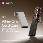 Ulanzi Cr2 Dual-slot All-in-one Card Case For Sd Tf Sim Cards Travel Protector