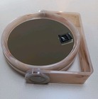 Nos Vintage Celebrity Lucite Marble Plastic Two Way Cosmetic Mirror In Box 