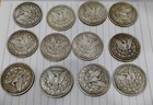 Lot Of 5 Coin 1878-1921 Morgan Silver Dollar  1 Mixed Date Coin Set