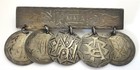 Antique Silver Victorian Seated Liberty Dime Love Token Family Tree Brooch  emma