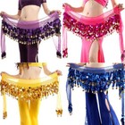 Belly Dance Hip Scarf Sweet Belly Dance Skirt Wrap Performance Bling Sequins    