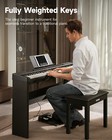 Donner Dep-16a Digital Piano 88 Key Full Weighted Keyboard Recording Metronome