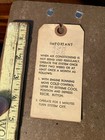 Vintage 1950   s 5    Oldsmobile All Weather Climate Control Hang Tag  388065