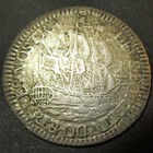 Certificate Of Authenticity Silver 1678 Colonial New York Ship Shilling 3 Masted