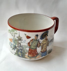 Antique Cup  Chinoisrie  Porcelain  Gruzino 1920-1930 Former Kuznetsov 
