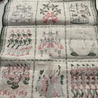 Vintage Ulster Weavers 12 Days Of Christmas Irish Linen Tea Towel Hostess Gift