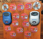 2 Vintage Video Now Fx Hasbro Video Player With   Videos 1 Silver 1 Blue tested 