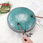 Lekato Steel Tongue Drum 13 Inch 15 Notes Steel Drum C Key Beginner professional