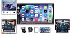 7  Double Din Bluetooth Mp5 Car Stereo With Backup Camera   Touchscreen Control