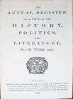 1810 -war Of 1812 james Madison slavery negro- Annual Register Leather Book