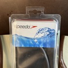 Speedo New Solid Silicone Swim Bathing Cap Black Latex Free 15-adult Nib