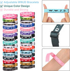 30pcs Wwjd Bracelet Pack For Women Men  Christian Jesus Wristbands Gifts  W w j 