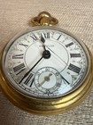 Vintage Westclox The Conductor Railroad Pocket Watch Locomotive Train