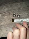 Vintage Sterling Silver Floral Circular Cuff Links